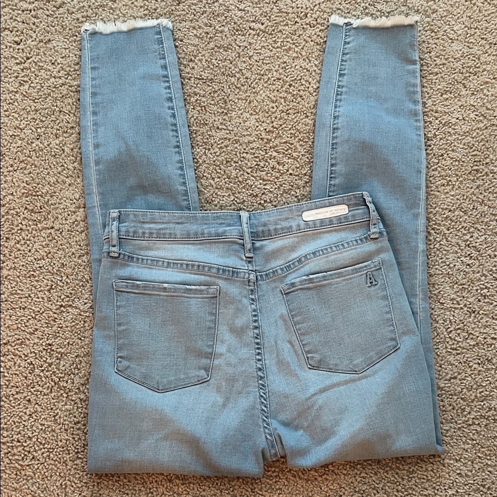 Articles Of Society Light Blue Ankle Jeans